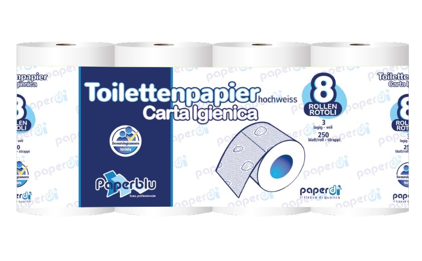 Toilettenpapier ECO hellgrau 2-lagig